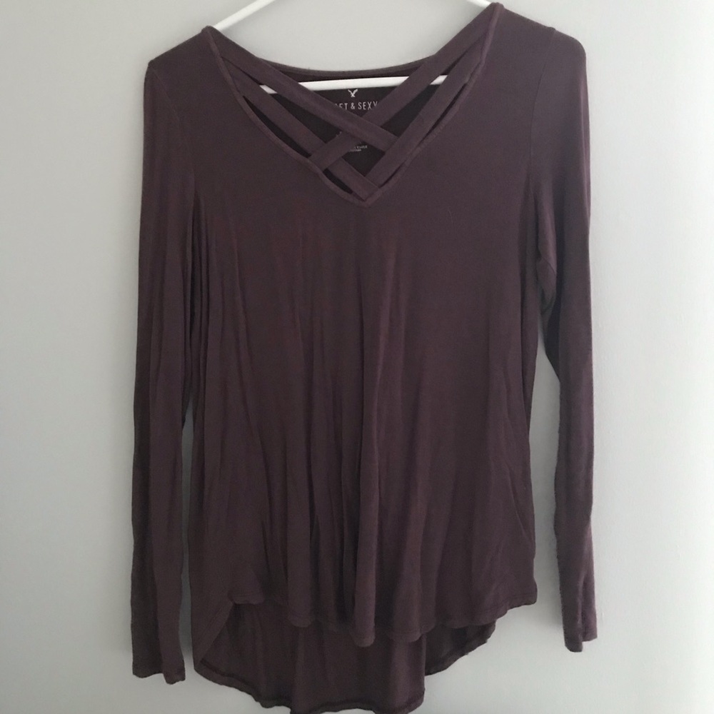 American eagle cross cross tee